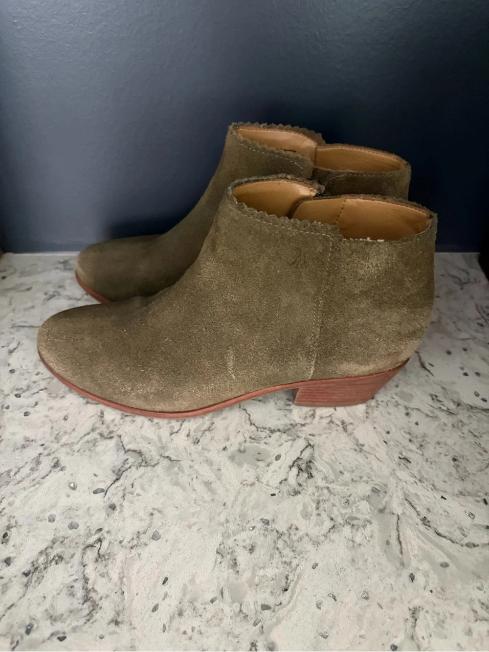 Jack Rogers Suede Ankle Boot, Size 6